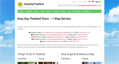 Desktop Screenshot of easydaythailand.com