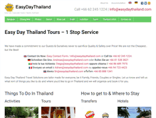 Tablet Screenshot of easydaythailand.com